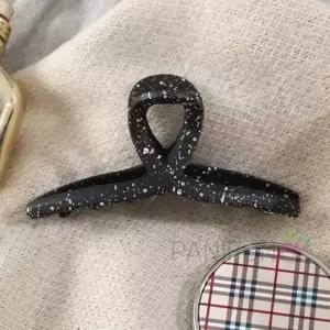 꼬임 대왕집게핀 블랙 머리집게 올림머리헤어핀 헤어악세사리 마블집게핀 긴머리집게핀