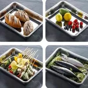 304스텐 트레이 26.5x20.5 카페트레이 베이커리트레이 스테인레스트레이 오븐트레이 스텐레스트레이