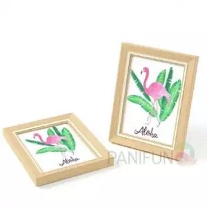 사진액자프레임 2p 5x7 우드 유럽풍액자 액자세트 사각액자 앤틱액자 엔틱액자