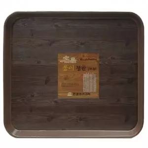 나무무늬 사각쟁반 식당쟁반 우드받침