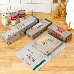 사탕수수 주방용품 4종 선물세트 커팅랩 지퍼백 가벼운도마 위생백 위생봉투