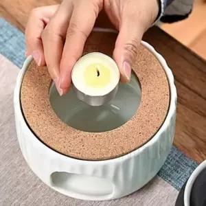 도자기티워머 s3 화이트 다도용품 티포트워머 차워머 티라이트홀더 차도구