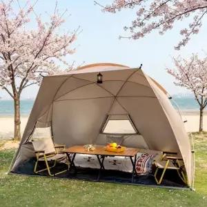 피크닉 쉘터 나들이 그늘막 감성 캠핑 돔 텐트 차박 도킹 쉘터 감성 캠핑용품 대형 가림막