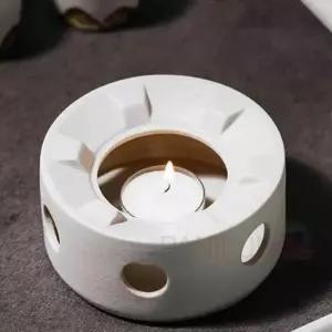 도자기티워머 화이트 히팅워머 워머받침대 티팟워머 차워머 티용품