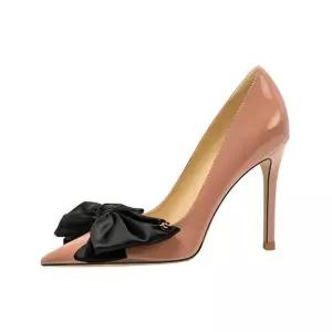 리본 장식 웨딩 구두 브로치 레이스 장식 결혼식 웨딩힐