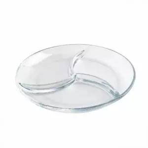 유리 나눔 접시 3칸 (대) 예쁜그릇 이쁜그릇