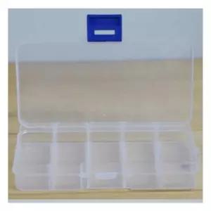 비즈공예 보관 휴대용 10칸 케이스 3개 투명용기 멀티함 공병 빈통 수납박스