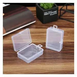 초등 공예수업 비즈보관용 고리형 사각용기 5Px3세트 수납함 서랍정리 투명케이스