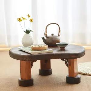 원목좌탁 티테이블 오동나무 좌탁 탁자 거실 좌식 다다미
