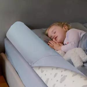 유아용 컴피범피 침대 범퍼 52인치 x 5인치 ？ 미끄럼 방지 안정성을 갖춘 폼 레일 가드 더 안전하고 안전한