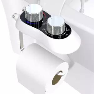 전기없는비데 자가설치비데 무전원 온냉형 없음 듀얼 블랙