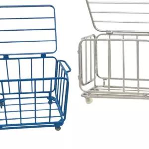 픽유아 11번가 접이식 볼 바구니 카트 진열대 공 보관바구니 창고 80x60x70cm