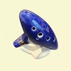 도자기 오카리나 알토C 12구 연습용 악기 받침대 파우치 세트