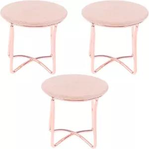 인형의 집 원형 티 테이블 장식용 LUOZY 3개 미니어처 커피