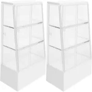 이바세니스 1 12 스케일 미니어처 케이크 디스플레이 캐비닛 인형집 베이커리 가구 주방 액세서리용