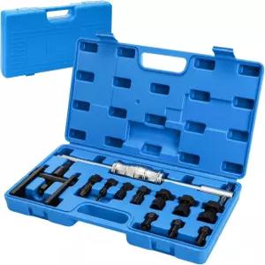 요페이 12팩 모터사이클 베어링 풀러 케이스 포함 블라인드 키트 직경 8-32MM용 스틸 슬라이드 해머 세트