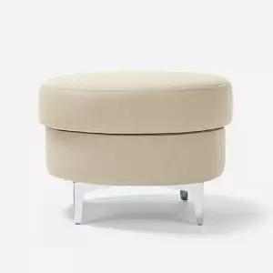 크레쉬  아쿠아패브릭 원형스툴소파/보조소파/카페/원룸/휴게실