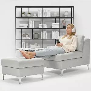 크레쉬 부클오코텍스 1인용소파세트(사각스툴포함, 소쿠션별매)/스툴/보조