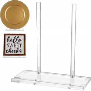 JOUTYFOR 테이블탑 아크릴 디스플레이 스탠드 클리어 이젤 책 홀더 액자 앨범용 아트워크 보관 랙 레코드