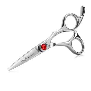 퍼플 드래곤 4.5 이발용 헤어 커팅 가위 작은 콧수염 가방 포함 - 전문 헤어스타일리스트