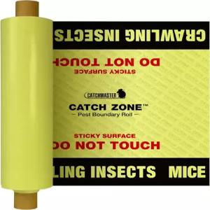 캐치마스터 캐치 존 해충 경계 롤 1-PK 60FT 실내 거미 도마뱀 개미를 위한 마우스 트랩 크롤링 곤충을
