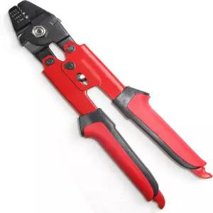 낚시용 크림핑 플라이어 헤비 듀티 스테인리스 와이어 로프 도구 낚시 태클 내장 커터 슬리브 크램핑