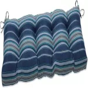 넥타이 터프트드 날씨 페이드 저항성이 있는 베개 퍼펙트 스트라이프 실내/외 소파 세티 벤치 스윙 쿠션