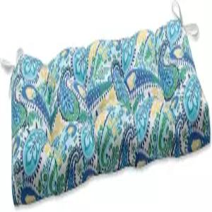 넥타이 터프트드 날씨 페이드 저항성이 있는 베개 퍼펙트 페이즐리 실내/외 소파 세트 벤치 스윙 쿠션