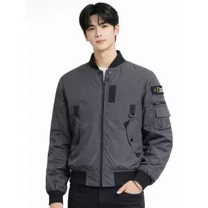 [하프클럽/]포인트 간절기 항공 점퍼 집업 자켓 MA1 바람막이 야상 작업복 남