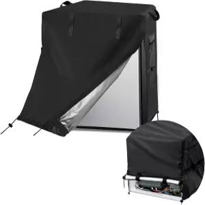 공기 통풍구가 있는 구이송 컴팩트 냉장고 커버 직립 냉동고 및 음료 냉장고용 방수 방진 - 대부분의