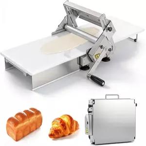 접이식 도우 시터 머신 두께 조절이 가능한 10가지 설정(0-17.5mm)의 15.5인치 가정 및 상업용 베이커리용