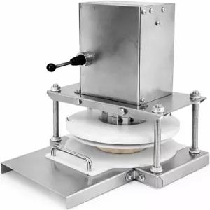 가정용 베이커리 레스토랑용 전기 피자 도우 프레스 기계 8.6인치 페이스트리 롤러 스테인리스 스틸 두께