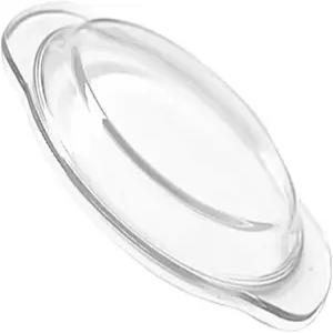 그리리우 유리 전자레인지 커버 10.23X9.05인치 내열 재사용 식품 등급 스플리터 보호 뚜껑 그릇 및 접시