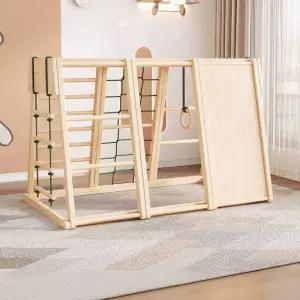 어린이집 정글짐 원목 실내 놀이기구 그네 클라이밍 미끄럼틀