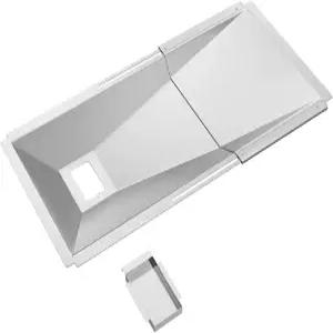 LS BABQ 조절 가능한 그리스 트레이 대부분의 3/4/5 버너 그릴 유니버설 23.6 -31.5 드립 팬 교체 부품