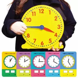 어린이 시계놀이 대형시계 학습세트 시계공부 어린이날 시간개념