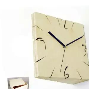 양면 원목 벽시계 무소음벽시계 모던 디자인 아날로그 거실 벽걸이 특이한벽시계