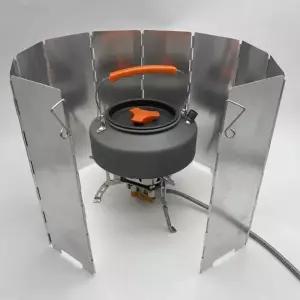 ( )접이식 버너 10단 바람막이 1개 바람막이 버너 가스 가드 캠핑