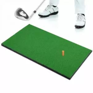 ( )실내 골프 연습 매트 휴대용 골프 스윙 매트 논슬립 고무티