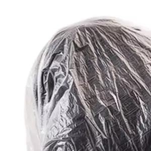 일회용 비닐모자 100p 밴드 헤어캡 조리사 벌크 방수