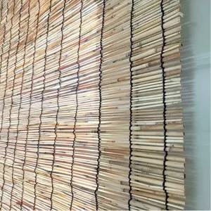 천연 갈대발 문발 창문 가리개 90x165cm 사생활 보호 햇빛 차단 블라인드