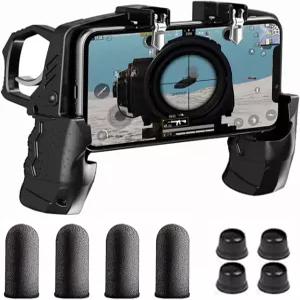 PUBG콜 오브 듀티포트나이트용 GOFOYO K21 모바일 게임 컨트롤러 조준 트리거 파이어 버튼 L1R1 슈터 감지