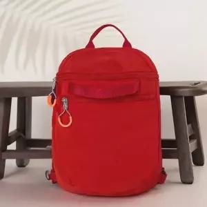 (색상 레드)여성 데일리 가벼운 예쁜 여행 슬링 백 팩 레드 여성백팩 여행용백팩 직장인백팩 미니백팩