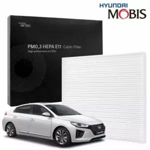 (선택 선택/1번)아이오닉 하이브리드 에어컨필터 현대모비스 미세먼지 필터