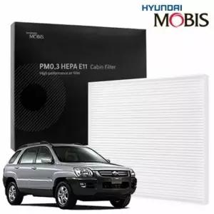 (선택 선택/20번)구형 스포티지 에어컨필터 현대모비스 미세먼지 필터