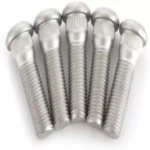 Zikefest 5PCS M1215 휠 러그 볼트 49mm 길이 스틸 자동차 스터드 액세서리 도요타 아발론 캠리 코롤라