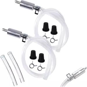 주브보 2 오토바이 클러치용 브레이크 블리더 호스 원웨이 체크 밸브 튜브 도구 키트 범용 액 시스템 설정