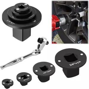 좁은 공간과 자동차 수리를 위한 14인치 드라이브 래칫 핸들 38인치 12인치 34인치1인치 크기 변환기가