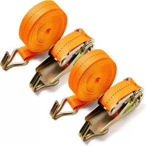 대형 화물 밴 오토바이 보트 휠 초크 자동차 운반자를 위한 접이식 래칫 스트랩 안전한 운송을 후크가 달린