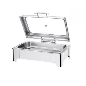 뷔페 워머 스테인리스 차핑기 차핑디쉬 업소용 반찬통 용기 사각 부페 전기 칸 직사각형 삼중